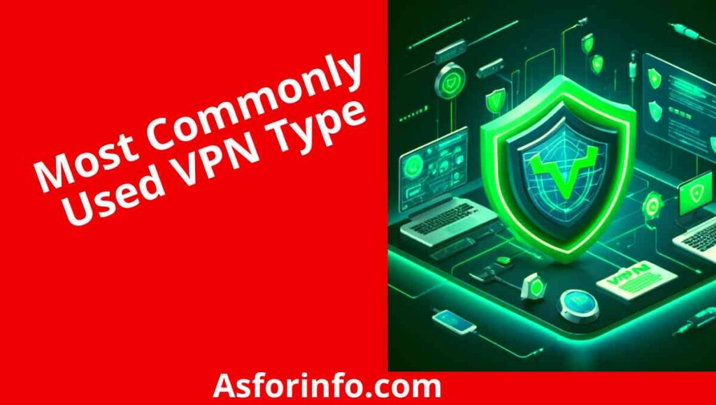 most commonly used vpn type