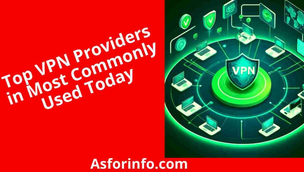 top vpn providers in most commonly used today